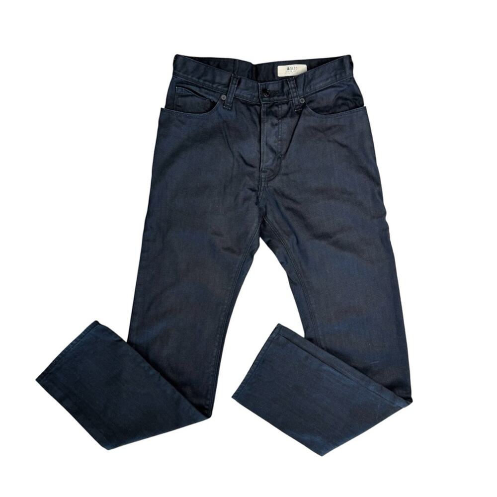 H&M SLIQ Men’s Black Low Waist Slim Leg Jeans